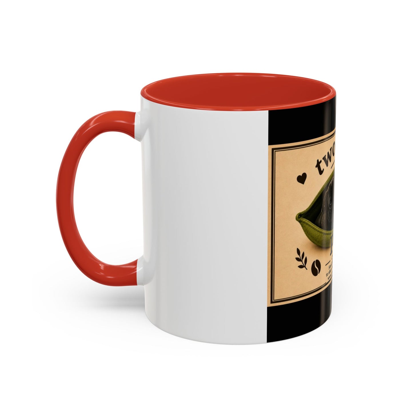 Two Beans in a Pod Coffee Mug — Cute Pug Coffee Cup (11/15oz)