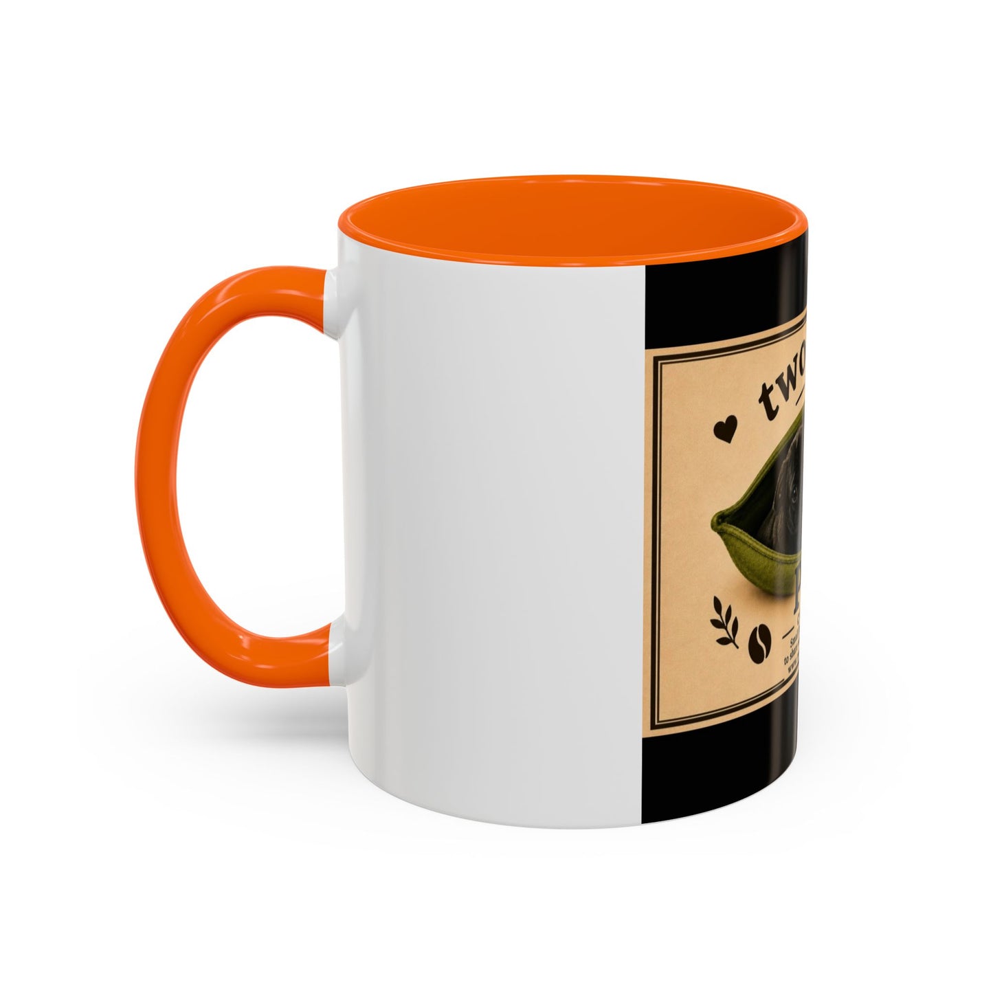 Two Beans in a Pod Coffee Mug — Cute Pug Coffee Cup (11/15oz)