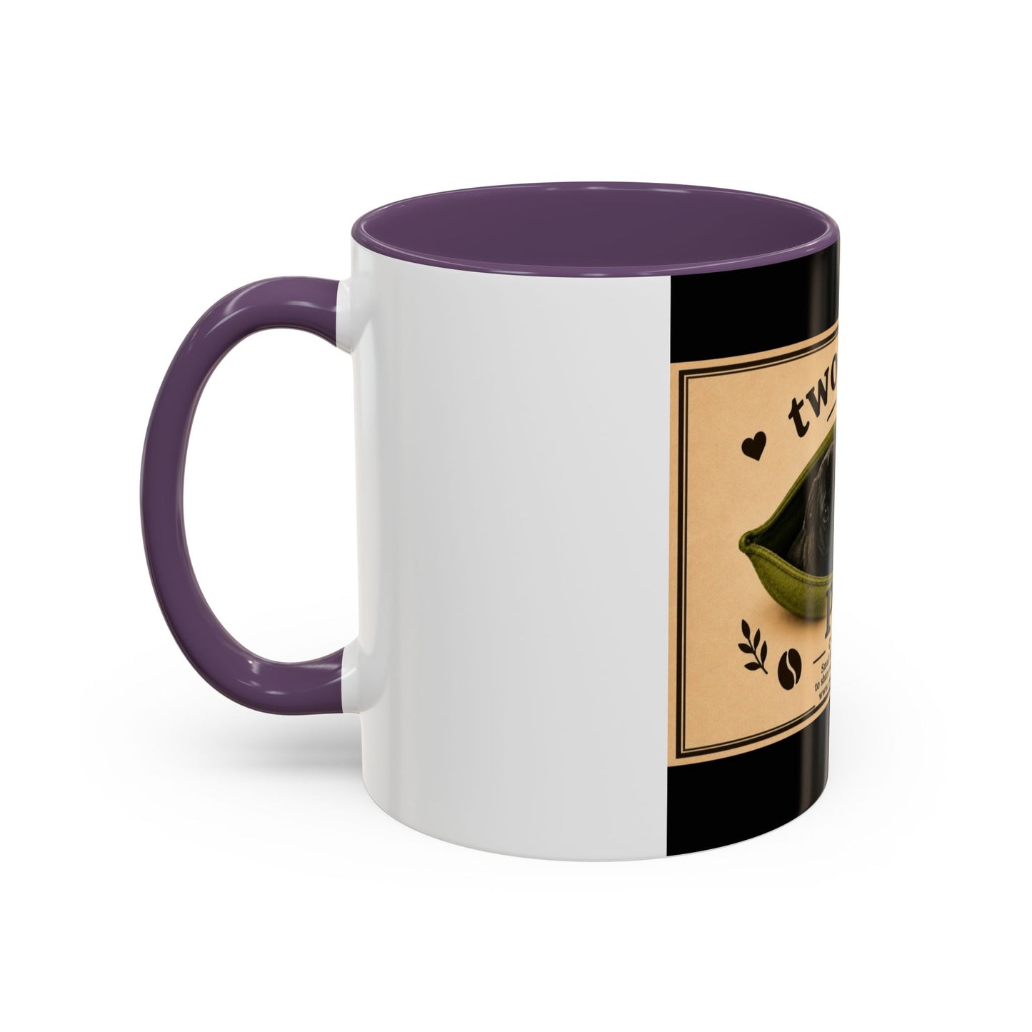 Two Beans in a Pod Coffee Mug — Cute Pug Coffee Cup (11/15oz)