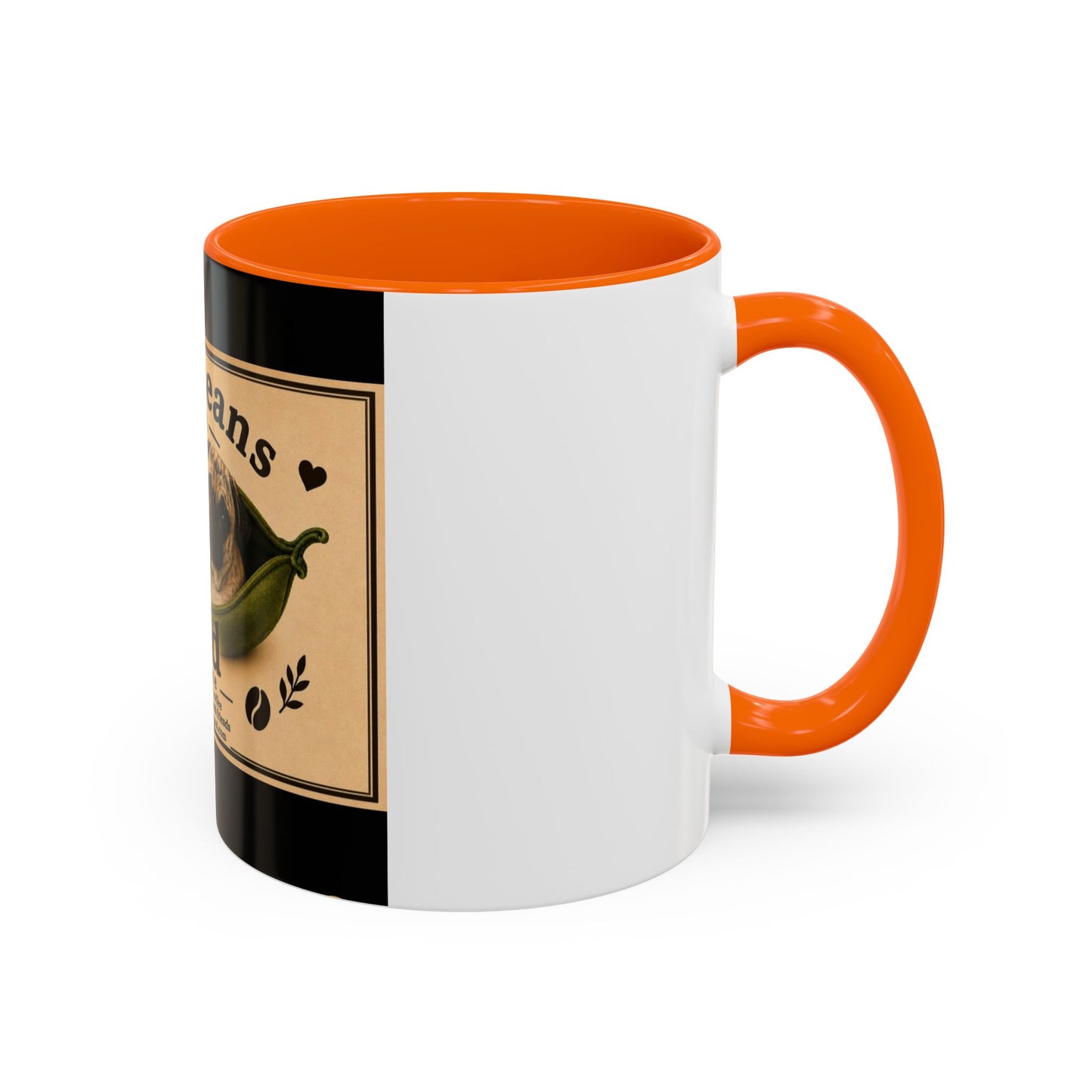 Two Beans in a Pod Coffee Mug — Cute Pug Coffee Cup (11/15oz)