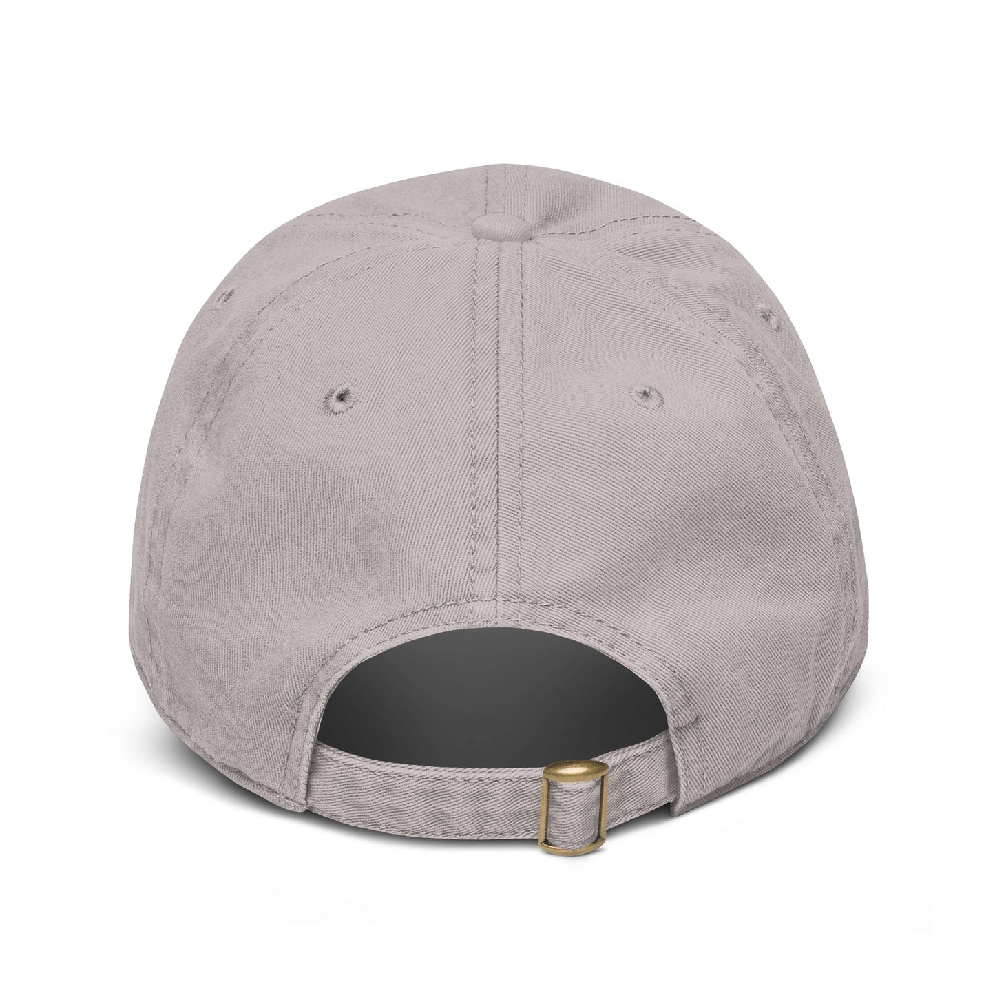 Washed Baseball Cap with 'Two Beans in a Pod' Coffee Patch